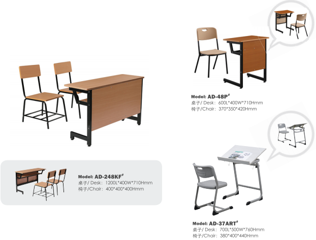 School Student Desk & Chair Sets | Durable Classroom Furniture for Primary, Middle & High Schools