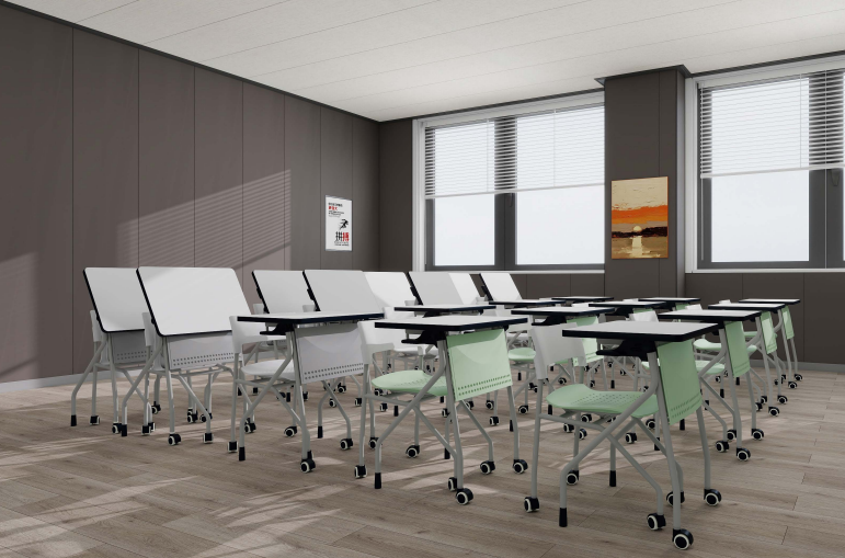 Mobile Folding Training Desk & Chair Set