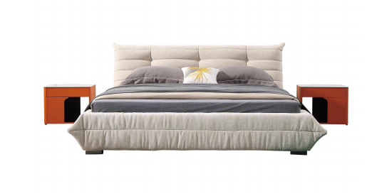 Italian Minimalist Upholstered Hotel Bed Collection