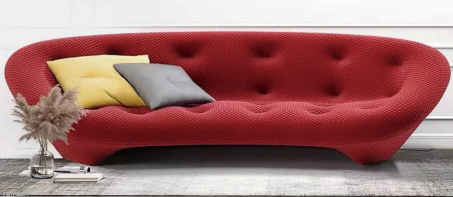 Designer Organic 3-Seater Upholstered Sofa for Living Room